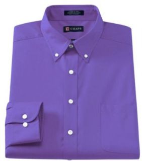 CHAPS Mens Classic Fit Twill Dress Shirt 15 15 1/2 Sleeve 32/33 Purple Wrinkle Free at  Men�s Clothing store