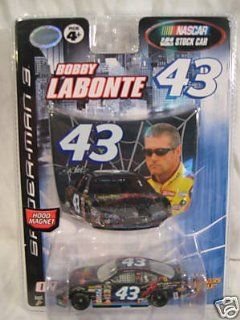 Bobby Labonte #43 Spiderman Dodge Charger 1/64 Scale and 1/24 Scale Hood Spiderman Winners Circle Edition Toys & Games