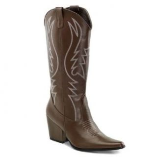 3 Inch Heel Women's Cowboy Boots Cowgirl Boots Western Costume Black Brown Clothing