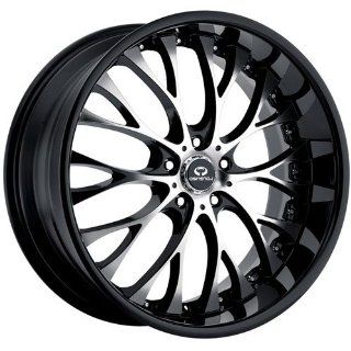 Lorenzo WL027 22x10 Black Wheel / Rim 5x115 with a 20mm Offset and a 72.60 Hub Bore. Partnumber WL02722015320A Automotive