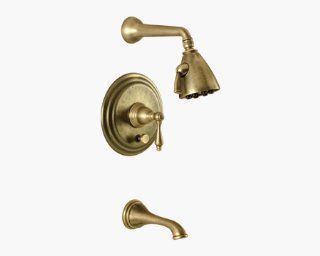 Newport Brass 3 852BP/RWB Rustic Weathered Brass SEAPORT Seaport Single Handle Tub and Shower Valve Trim with Metal Lever Handle 3 852BP