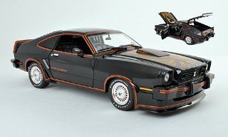 Ford Mustang II King Cobra, black/gold , 1978, Model Car, Ready made, Greenlight 118 Greenlight Toys & Games
