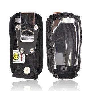 Black Original Turtleback Premium Heavy Duty Nylon Case Cover w Steel Belt Clip For Motorola i1 Cell Phones & Accessories