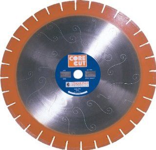 Diamond Products Core Cut 66650 20 Inch by 0.140 by 1 Inch Heavy Duty Orange Dry or Wet Silent Core Masonry Blade