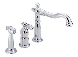 Delta Faucet 155 WF Victorian Single Handle Kitchen Faucet, Chrome