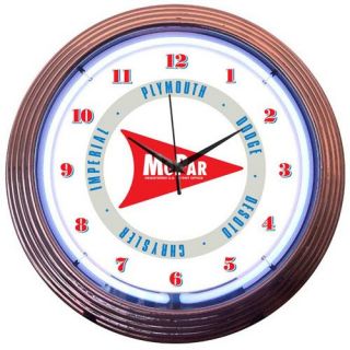 Neonetics Mopar Arrow Neon Clock   Clocks