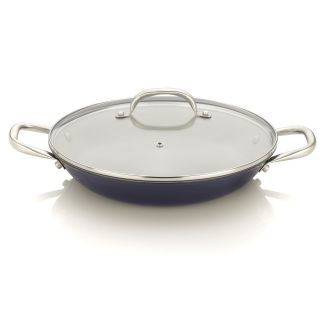 Fagor Lite Cast Iron 12 in. Chefs Pan with Glass Lid   Chefs Pans