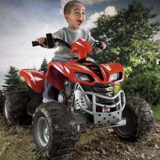Fisher Price Battery Powered Kawasaki KFX ATV with Monster Traction   Battery Powered Riding Toys