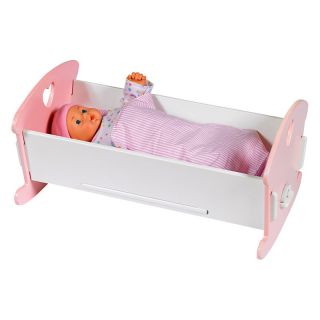 Small World Toys All About Baby Cozy Doll Cradle   Baby Doll Furniture