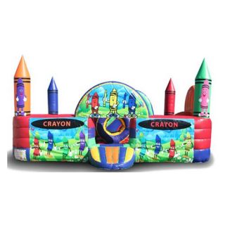 EZ Inflatables Crayon Toddler Unit Bounce House   Commercial Inflatables