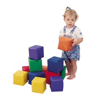 Children's Factory Primary Toddler Baby Blocks   Set of 12   Soft Play Equipment
