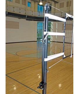 Bison Centerline Elite Aluminum Volleyball System   Indoor Volleyball Net Systems