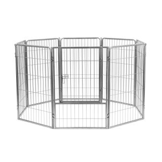 Precision Pet 8 Panel Courtyard Kennel   Dog Kennels