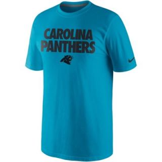 Nike Carolina Panthers Foundation T Shirt   Panther Blue