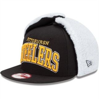 New Era Pittsburgh Steelers Sideline Dog Ear 9FIFTY Structured Snapback Adjustable Hat