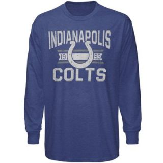 47 Brand Indianapolis Colts Long Sleeve Scrum T Shirt   Royal Blue