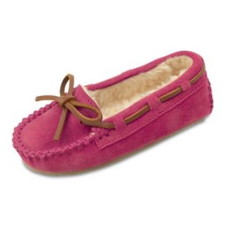 Minnetonka Childrens Cassie Slippers   Hot Pink   Kids Slippers