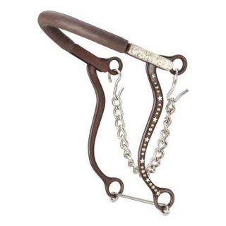 Kelly Silver Star Bicycle Chain Hackamore   Western Saddles and Tack