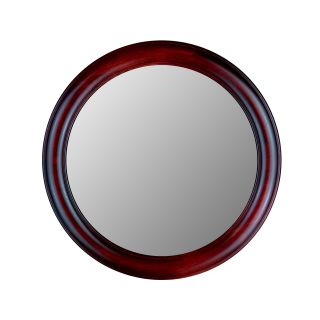 Hitchcock Butterfield Rounds Series Round Wall Mirror   772   Rosewood   Wall Mirrors