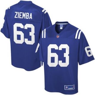 Pro Line Mens Indianapolis Colts Lee Ziemba Team Color Jersey