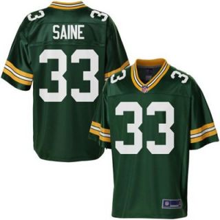 Pro Line Mens Green Bay Packers Brandon Saine Team Color Jersey