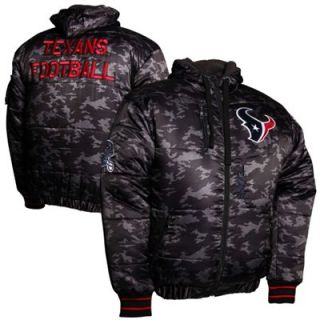 Houston Texans Black Ops Puffer Jacket   Black