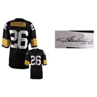 Rod Woodson Pittsburgh Steelers Autographed Black Jersey