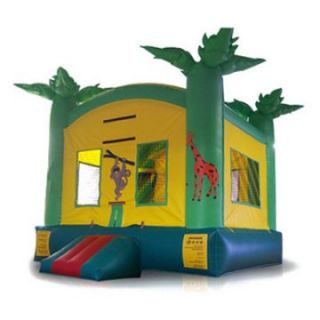 EZ Inflatables Tropical Theme Jumper Bounce House   Commercial Inflatables