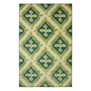 Mohawk New Wave Becker Turquoise Rug   Area Rugs