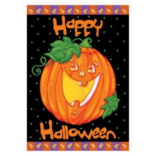 Toland 28 x 40 in. Happy Halloween Standard House Flag   Outdoor Decor