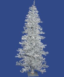 Vickerman Silver Wide Cut Christmas Tree   Christmas Trees