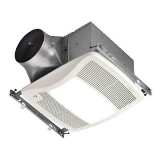 Broan ZB110ML Ultra Multi Speed Motion Sensing Bathroom Fan with Light   Bathroom Lighting