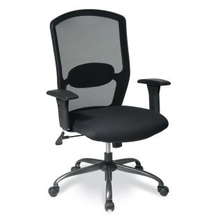 Office Star Work Smart Screen Back Chair with Mesh Seat   Desk Chairs