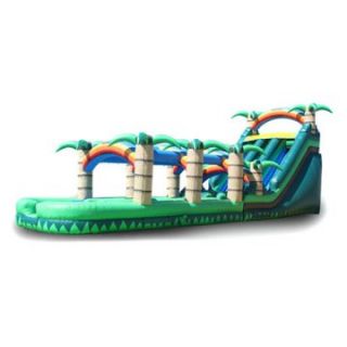 EZ Inflatables 20 ft. Tropical Slip and Slide   Commercial Inflatables