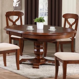 Sunset Trading Andrews Pedestal Oval Dining Table   Dining Tables