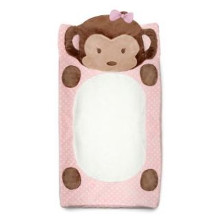 CoCaLo Girl Monkey Plush Changing Pad Cover   Changing Pads and Covers