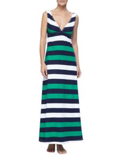 Tommy Bahama Mare Rugby Striped Maxi Dress