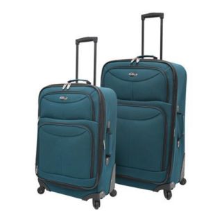 US Traveler 2 Piece Spinner Luggage Set Teal US Traveler Two piece Sets