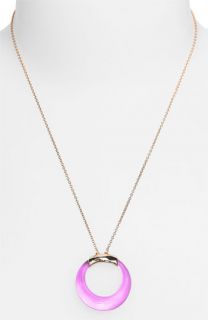 Alexis Bittar Lucite® Open Circle Pendant Necklace