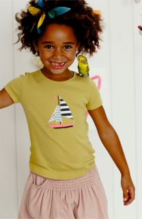 Mini Boden Tee & Corduroy Skirt (Toddler, Little Girls & Big Girls)
