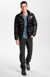 The North Face Down Jacket & AG Jeans Straight Leg Pants