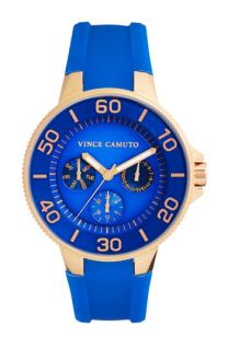 Vince Camuto Silicone Strap Watch, 38mm