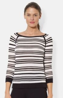Lauren Ralph Lauren Raglan Sleeve Stripe Sweater