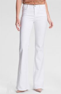 J Brand Valentina High Waist Flare Leg Jeans (Blanc)