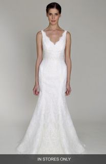 BLISS Monique Lhuillier Embroidered Lace Trumpet Dress (In Stores Only)