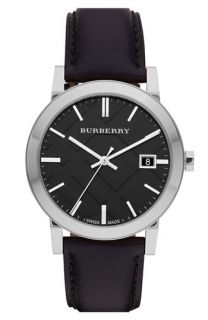 Burberry Check Stamped Round Dial Watch, 38mm (Regular Retail Price $395)