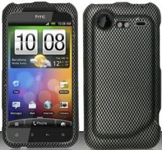 TRENDE   Carbon Fiber Design Hard Snap On Case Cover Faceplate Protector for HTC Incredible 2 6350 Verizon + Free Texi Gift Box Cell Phones & Accessories