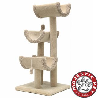 Kitty Cat Jungle Gym 51 inch Cat Tree Majestic Pet Products Cat Furniture