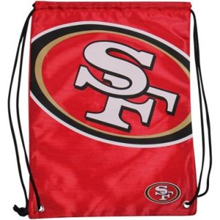 San Francisco 49ers Big Logo Drawstring Backpack   Scarlet