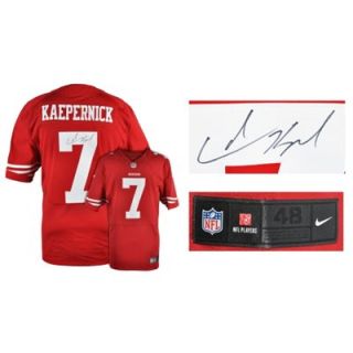 Colin Kaepernick San Francisco 49ers Autographed Nike Red Authentic Jersey